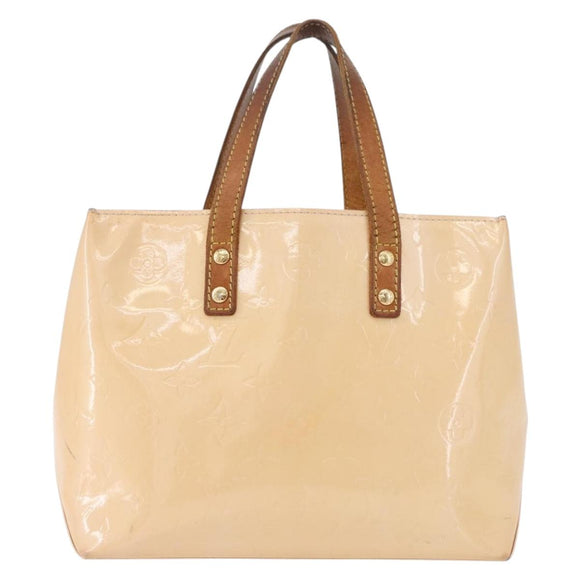 LOUIS VUITTON Monogram Vernis Reade PM Bag Marshmallow Pink M91306 Auth hk3933