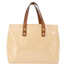 LOUIS VUITTON Monogram Vernis Reade PM Bag Marshmallow Pink M91306 Auth hk3933-2