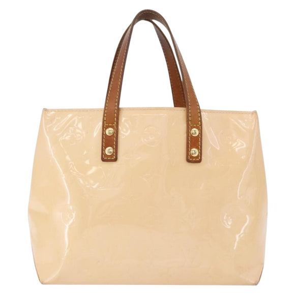LOUIS VUITTON Monogram Vernis Reade PM Bag Marshmallow Pink M91306 Auth hk3933