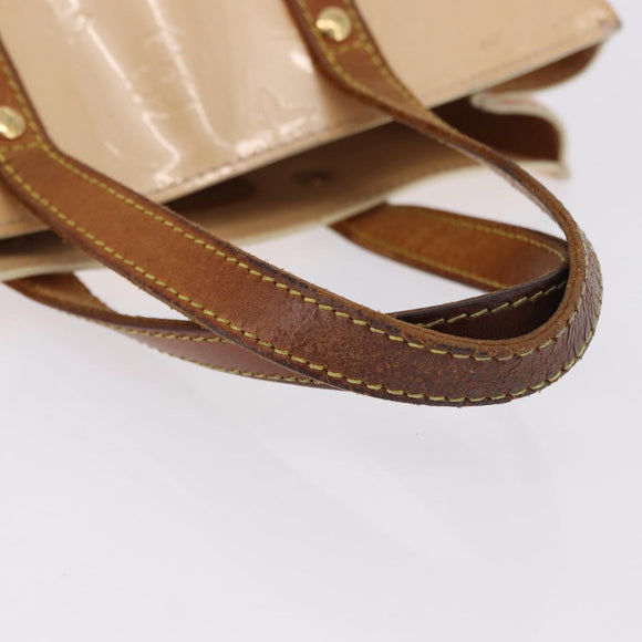 LOUIS VUITTON Monogram Vernis Reade PM Bag Marshmallow Pink M91306 Auth hk3933