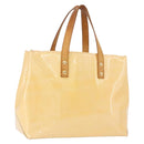 LOUIS VUITTON Monogram Vernis Reade PM Bag Marshmallow Pink M91306 Auth hk3934-1