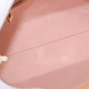LOUIS VUITTON Monogram Vernis Reade PM Bag Marshmallow Pink M91306 Auth hk3934-11
