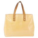 LOUIS VUITTON Monogram Vernis Reade PM Bag Marshmallow Pink M91306 Auth hk3934-13