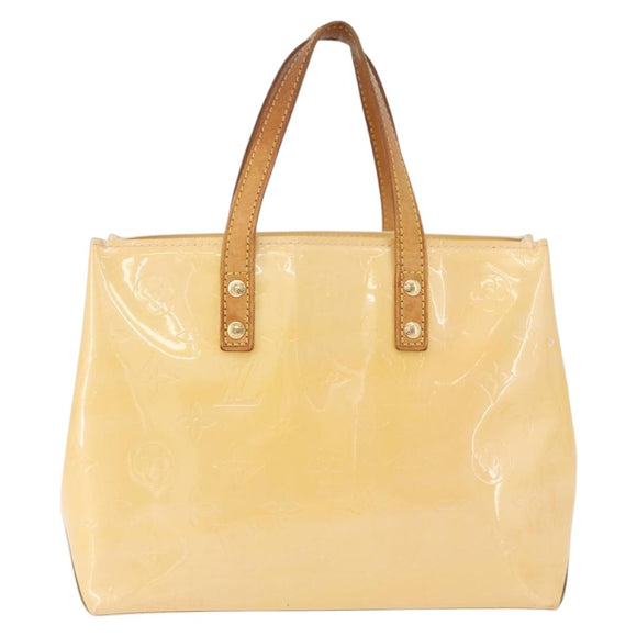LOUIS VUITTON Monogram Vernis Reade PM Bag Marshmallow Pink M91306 Auth hk3934