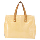 LOUIS VUITTON Monogram Vernis Reade PM Bag Marshmallow Pink M91306 Auth hk3934-2