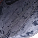 BURBERRY Nova Check Body Bag Canvas Beige Silver Auth hk3936-12