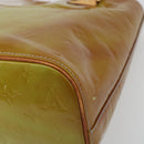 LOUIS VUITTON Monogram Vernis Houston Hand Bag Baby Blue M91005 LV Auth hk3937-16