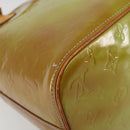 LOUIS VUITTON Monogram Vernis Houston Hand Bag Baby Blue M91005 LV Auth hk3937-17