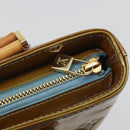 LOUIS VUITTON Monogram Vernis Houston Hand Bag Baby Blue M91005 LV Auth hk3937-19