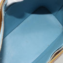 LOUIS VUITTON Monogram Vernis Houston Hand Bag Baby Blue M91005 LV Auth hk3937-11