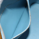 LOUIS VUITTON Monogram Vernis Houston Hand Bag Baby Blue M91005 LV Auth hk3937-23