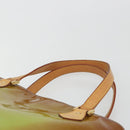 LOUIS VUITTON Monogram Vernis Houston Hand Bag Baby Blue M91005 LV Auth hk3937-14