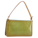 LOUIS VUITTON Monogram Vernis Lexington Pouch Baby Blue M91011 LV Auth hk3939-1