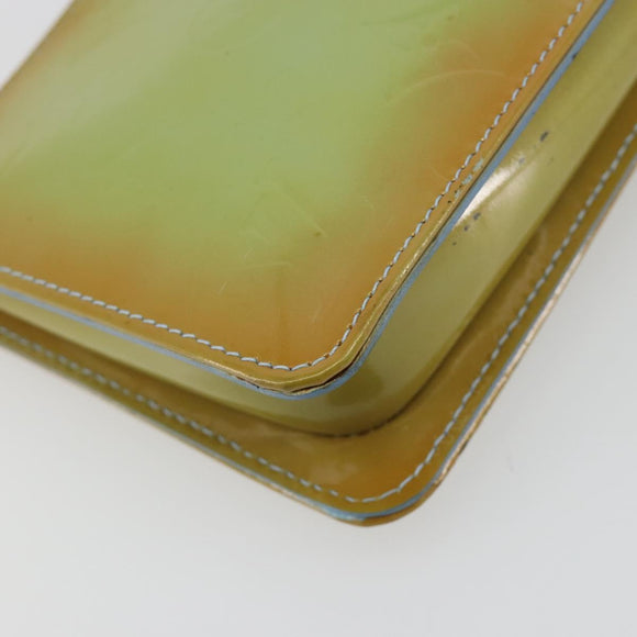 LOUIS VUITTON Monogram Vernis Lexington Pouch Baby Blue M91011 LV Auth hk3939