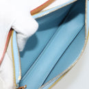 LOUIS VUITTON Monogram Vernis Lexington Pouch Baby Blue M91011 LV Auth hk3939-11