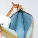 LOUIS VUITTON Monogram Vernis Lexington Pouch Baby Blue M91011 LV Auth hk3939-20