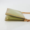 LOUIS VUITTON Monogram Vernis Lexington Pouch Baby Blue M91011 LV Auth hk3939-3