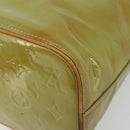LOUIS VUITTON Monogram Vernis Houston Hand Bag Baby Blue M91005 LV Auth hk3940-16