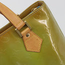 LOUIS VUITTON Monogram Vernis Houston Hand Bag Baby Blue M91005 LV Auth hk3940-18
