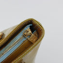 LOUIS VUITTON Monogram Vernis Houston Hand Bag Baby Blue M91005 LV Auth hk3940-9