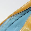 LOUIS VUITTON Monogram Vernis Houston Hand Bag Baby Blue M91005 LV Auth hk3940-10