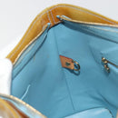 LOUIS VUITTON Monogram Vernis Houston Hand Bag Baby Blue M91005 LV Auth hk3940-21