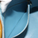 LOUIS VUITTON Monogram Vernis Houston Hand Bag Baby Blue M91005 LV Auth hk3940-23