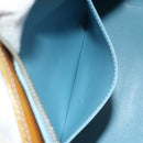 LOUIS VUITTON Monogram Vernis Houston Hand Bag Baby Blue M91005 LV Auth hk3940-24