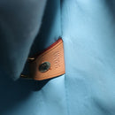 LOUIS VUITTON Monogram Vernis Houston Hand Bag Baby Blue M91005 LV Auth hk3940-12