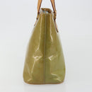 LOUIS VUITTON Monogram Vernis Houston Hand Bag Baby Blue M91005 LV Auth hk3940-3