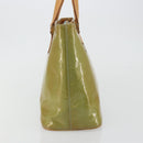 LOUIS VUITTON Monogram Vernis Houston Hand Bag Baby Blue M91005 LV Auth hk3940-4