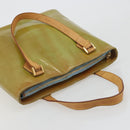 LOUIS VUITTON Monogram Vernis Houston Hand Bag Baby Blue M91005 LV Auth hk3940-6
