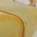 LOUIS VUITTON Monogram Vernis Houston Hand Bag Gris M91053 LV Auth hk3941-15