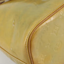 LOUIS VUITTON Monogram Vernis Houston Hand Bag Gris M91053 LV Auth hk3941-18