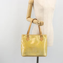 LOUIS VUITTON Monogram Vernis Houston Hand Bag Gris M91053 LV Auth hk3941-27