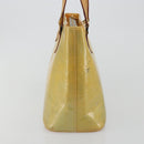 LOUIS VUITTON Monogram Vernis Houston Hand Bag Gris M91053 LV Auth hk3941-3