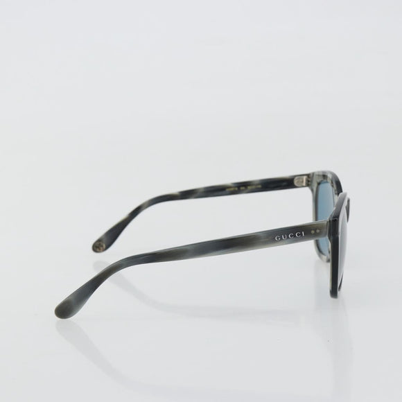 GUCCI Sunglasses Plastic Gray Black Auth hk3942M