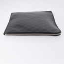 LOUIS VUITTON Damier Graphite Pochette Jules GM Clutch Bag M41501 LV Auth hk3943-3