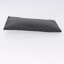 LOUIS VUITTON Damier Graphite Pochette Jules GM Clutch Bag M41501 LV Auth hk3943-6