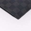 LOUIS VUITTON Damier Graphite Pochette Jules GM Clutch Bag M41501 LV Auth hk3943-7