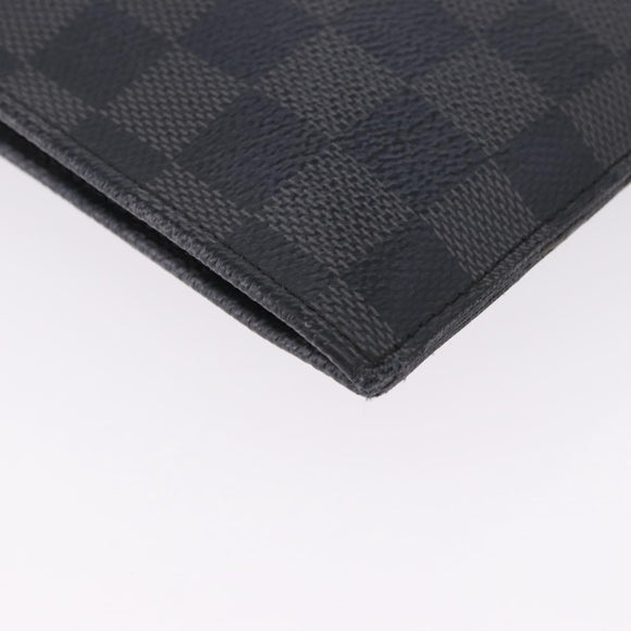 LOUIS VUITTON Damier Graphite Pochette Jules GM Clutch Bag M41501 LV Auth hk3943