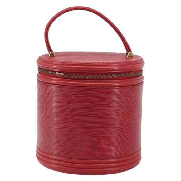 LOUIS VUITTON Epi Cannes Hand Bag Red M48037 LV Auth hk3944