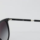 CHANEL Sunglasses Plastic Black CC Auth hk3945-9