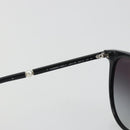 CHANEL Sunglasses Plastic Black CC Auth hk3945-11