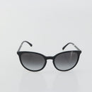 CHANEL Sunglasses Plastic Black CC Auth hk3945-13