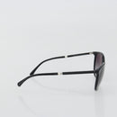 CHANEL Sunglasses Plastic Black CC Auth hk3945-4