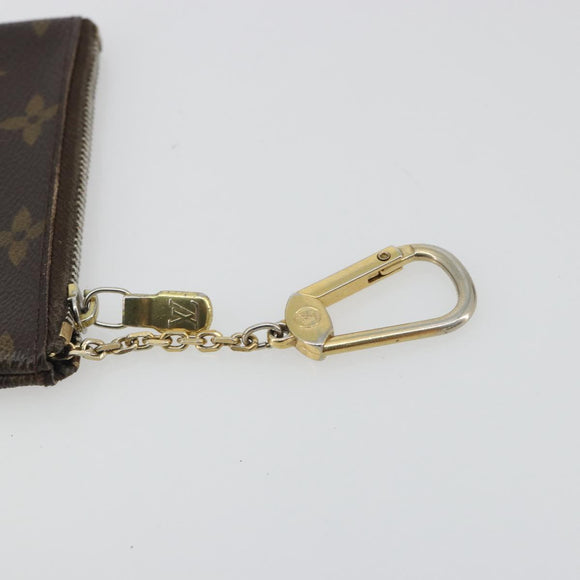 LOUIS VUITTON Monogram Pochette Cles Coin Purse M62650 LV Auth hk3946