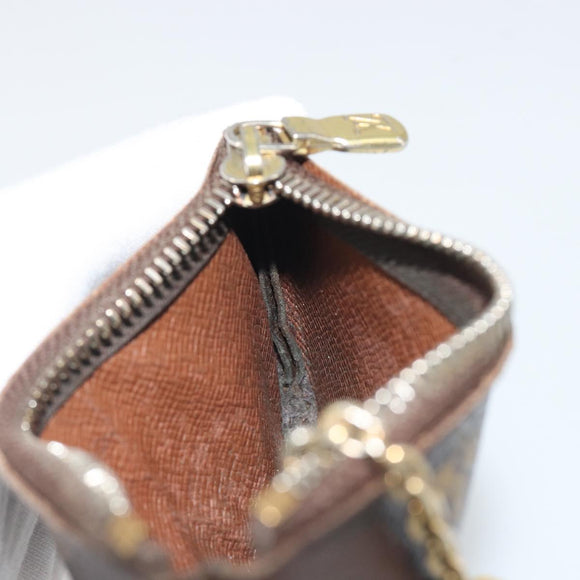LOUIS VUITTON Monogram Pochette Cles Coin Purse M62650 LV Auth hk3946
