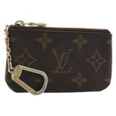 LOUIS VUITTON Monogram Pochette Cles Coin Purse M62650 LV Auth hk3946-1