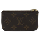 LOUIS VUITTON Monogram Pochette Cles Coin Purse M62650 LV Auth hk3946-2